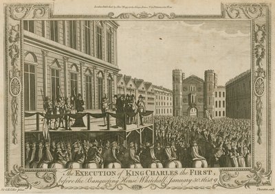 Kral I. Charles'ın Ziyafet Evi önünde infazı, Whitehall, 30 Ocak 1649 by Godfrey Kneller