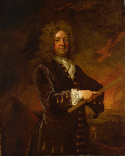 Koramiral Sir John Leake (1656-1720), 17. yüzyıl sonu-18. yüzyıl başı (yağlı boya) by Godfrey Kneller