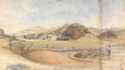 İşsizlik çiti, Lima by Godfrey Thomas Vigne