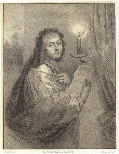 mum olan kadın by Godfried after Schalken or Schalcken