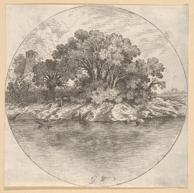 Water.n.d tarafından Ağaçlarla Peyzaj by Goffredo Wals