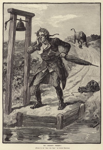 Merhaba! Feribot! Feribot! (oymak) by Gordon Frederick (after) Browne