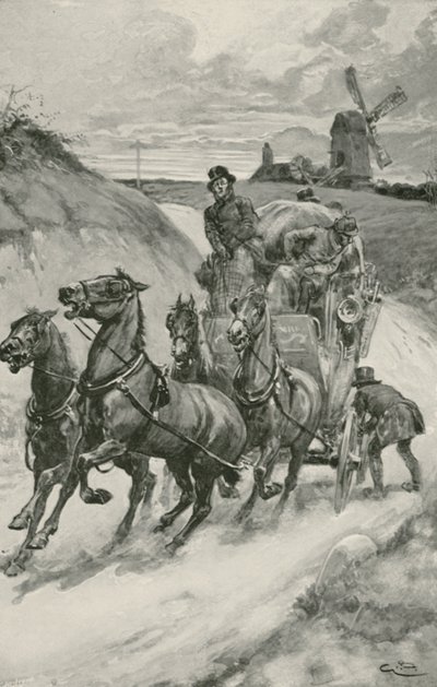 Eski Zamanlarda Bir Sahne Antrenörü by Gordon Frederick Browne