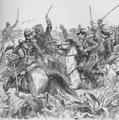 Cesur Bir Vuruşla Yakalanan Abd-El-Kadrs Smalah, 1902 by Gordon Frederick Browne
