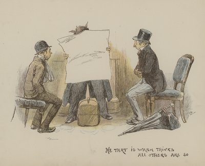Sıcak Olan, Diğerlerinin Öyle Olduğunu Düşünür by Gordon Frederick Browne
