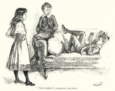 E Nesbit (lito) tarafından Hazine Arayanların Hikayesi için İllüstrasyon by Gordon Frederick Browne