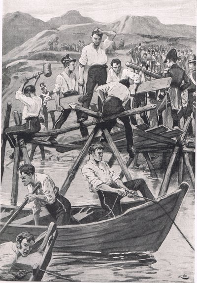 Guadiana Üzerindeki Köprünün İnşası, 3 Nisan 1811, 