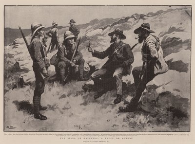 Mafeking Kuşatması, Pazar Günü Ateşkes by Gordon Frederick Browne