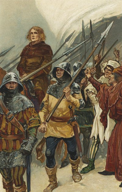 William Wallace being taken to Westminster Hall  by Gordon Frederick Browne