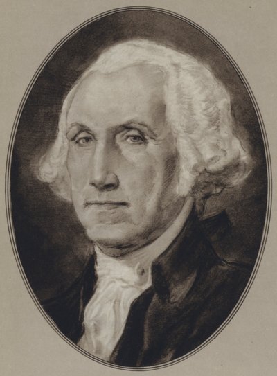 Amerikalı Devlet Adamlarının Portreleri: George Washington (taş) by Gordon Ross