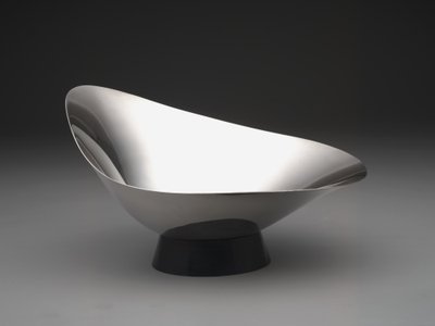 Modern "Dekoratör" kase, c.1959 (gümüş plaka ve plastik) by Gorham Manufacturing Company