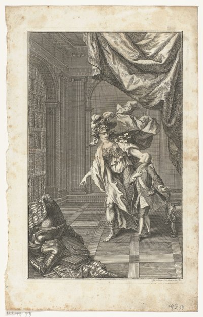 Minerva eşliğinde Maximilian III Joseph by Gottfried Bernhard Götz