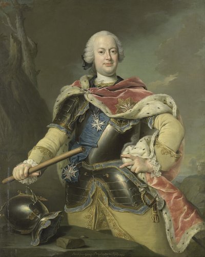 Frederick Christian'ın Portresi, Saksonya Seçmeni 1722-1763, 1751 by Gottfried Boy