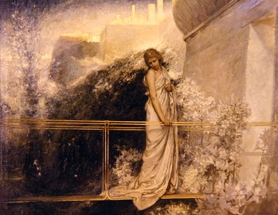 Den Salige (tuval üzerine yağlı boya) by Gottfried Kallstenius