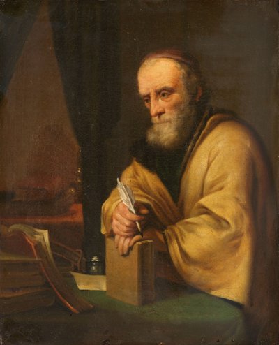 Eski bir bilgin by Gottfried Kneller (copy after)