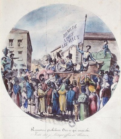 Şarlatan (renkli taş) by Gottfried or Godefroy Engelmann