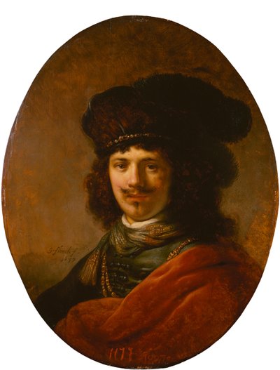 Genç bir adamın portresi, 1637. by Govaert Flinck