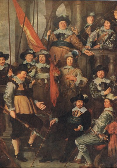Amsterdam Sivil Muhafızları şirketi 1645, Bibbys Annual, 1916-17 by Govaert Flinck