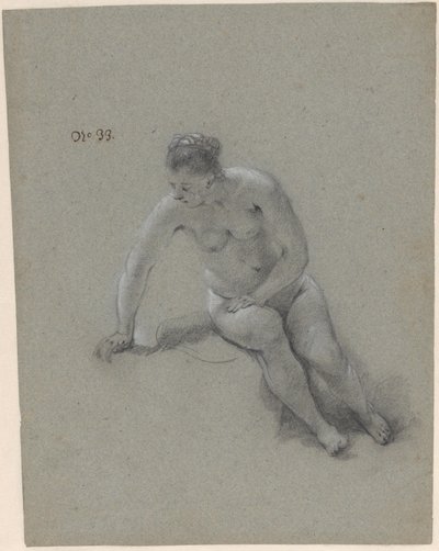 oturan kadın by Govert Flinck (attributed to)
