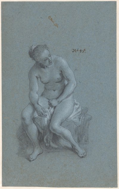 oturan kadın by Govert Flinck (attributed to)