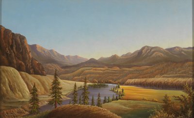 Okanagan Gölü, British Columbia manzarası by Grafton Tyler Brown