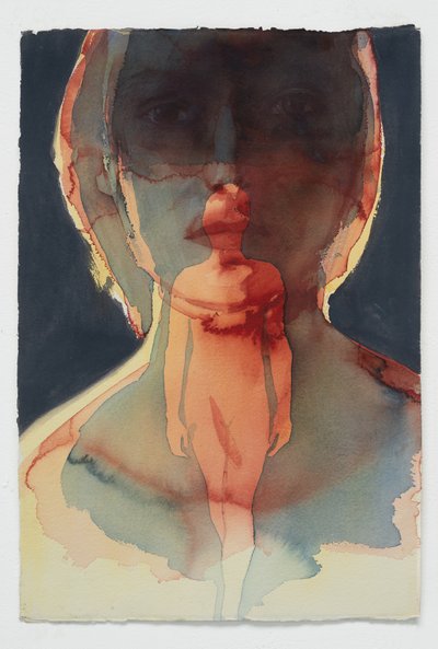 Emergence, 2015 (Arches üzerine suluboya) by Graham Dean