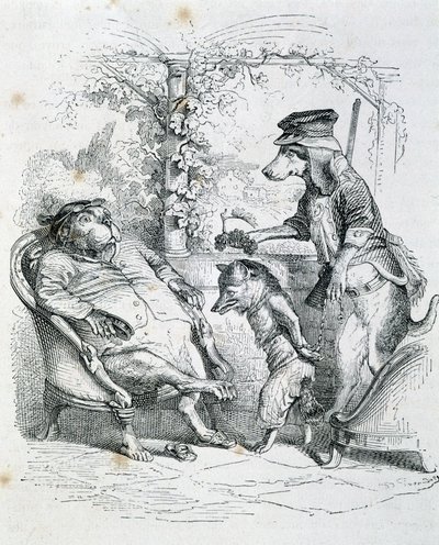 İki Köpek ve Riffler Fox - Grandville by Grandville