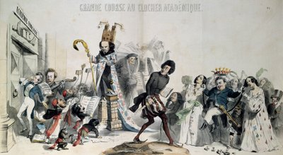 Akademik çan kulesinde büyük yarış by Grandville