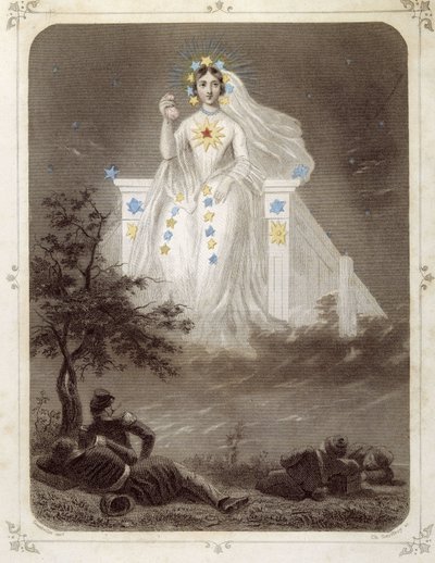 Yıldızlar: “” La belle étoile”yi temsil eden kadın - Grandville by Grandville