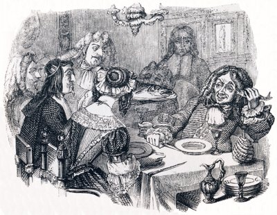Gülmek ve balıklar - La Fontaine'in Masalları by Grandville