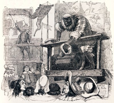 Maymun ve leopar (Le singe et le leopard) - La Fontaine