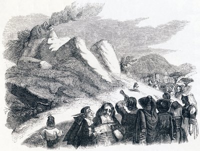 Doğuran dağ - La Fontaine Masalları by Grandville