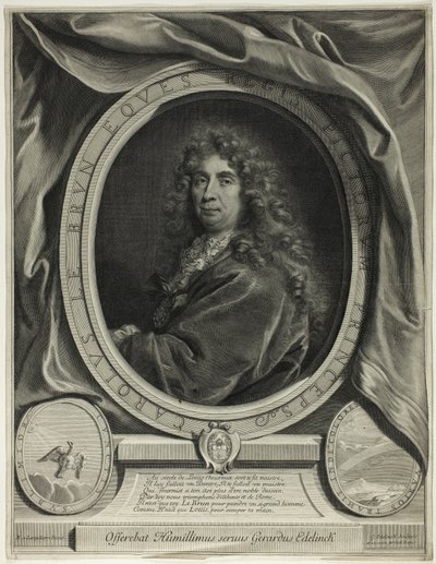 Kahverengi Charles by Gérard Edelinck
