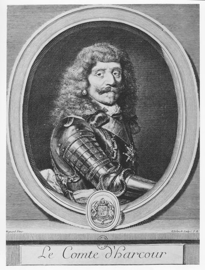 Henri de Lorraine, Harcourt Kontu by Gérard Edelinck
