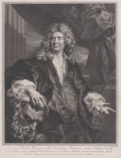 Martin Vanden Bogaert, Desjardins, 1698. by Gérard Edelinck