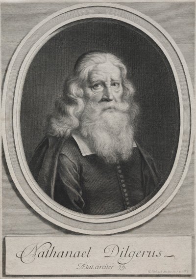 Nathanael Dilgerus, Danzig Bakanı, 1683. by Gérard Edelinck