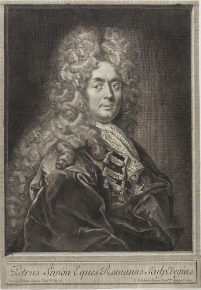 Pierre Simon, Oymacı by Gérard Edelinck