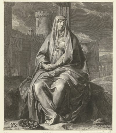 yas tutan Meryem Anne Dolorosa by Gérard Edelinck