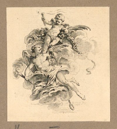 Kızlık zarı ve putto by Gravelot