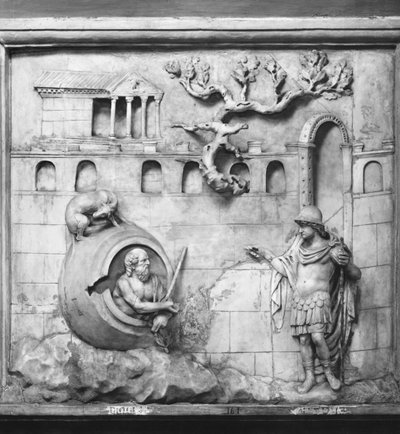 Diogenes ve Büyük İskender (MÖ 356-323) (mermer) by Greco Roman Greco Roman