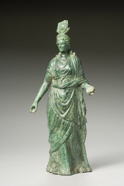 Isis Fortuna Heykeli, Helenistik, MÖ 1. yüzyıl - MS 1. yüzyıl (bronz) (arkadan görünüm için 270388