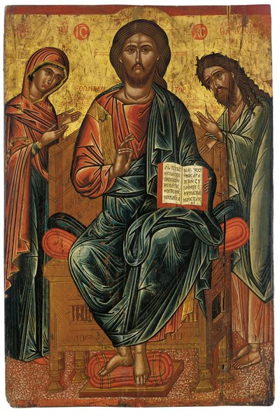 Bir Deisis, c.1600 by Greek School