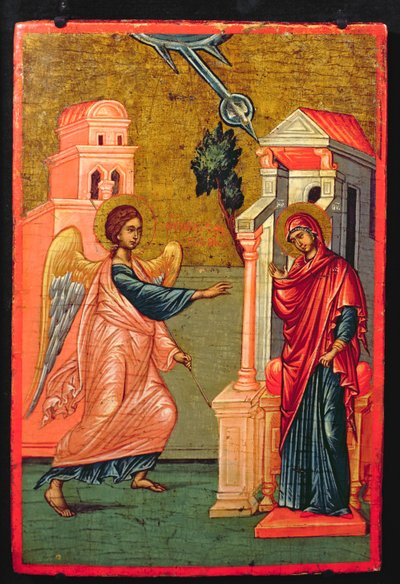 Müjde, Yunan ikonu, 17. yüzyıl sonu by Greek School