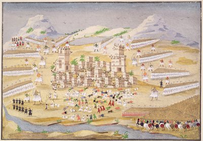 Teb çevresindeki savaşlar, General Makryjannis'in Yunan Bağımsızlık Savaşı'nın Resimli Tarihinden alınan 22 numaralı levha by Greek School