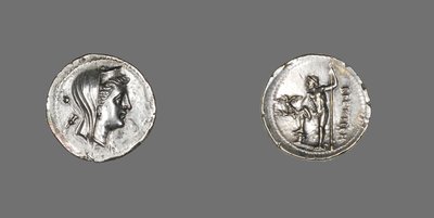 Nymph Amphitrite tasvir eden Drachm, MÖ 216-203 by Greek School