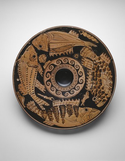 Balık Tabağı, MÖ 400-350 by Greek School