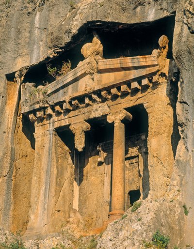 Likya kaya mezarı by Greek School