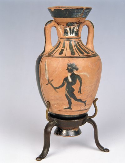 Küçük Panathenaic Amfora, Bulas Grubu, Atina (seramik) by Greek School