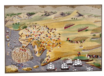 Çeşitli Missolonghi kuşatmaları ve Lord Byron