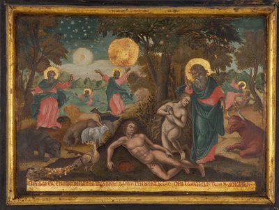 Credo in Deum, Yaratılış The Creed of the Apostles, 1700 by Greek icon